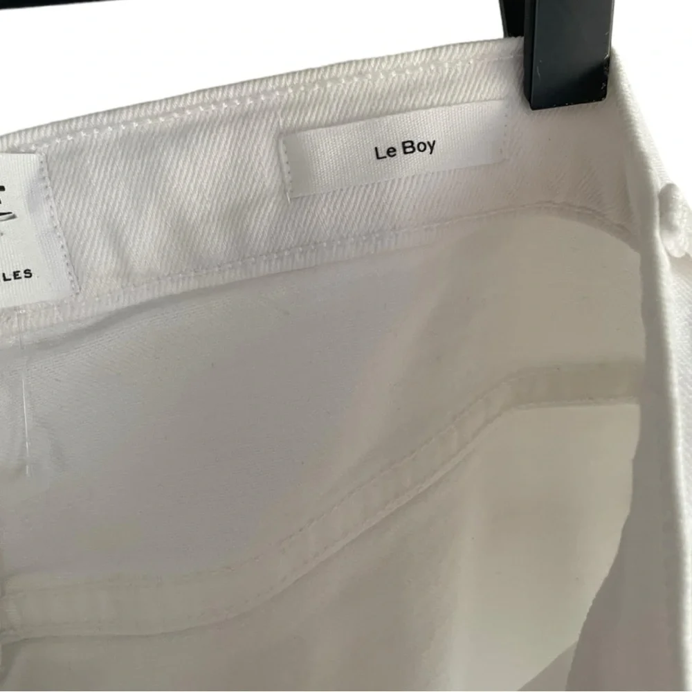 FRAME Le Boy Jeans In‎ Blanc White Denim 28 Bagmore Straight - Picture 6 of 6
